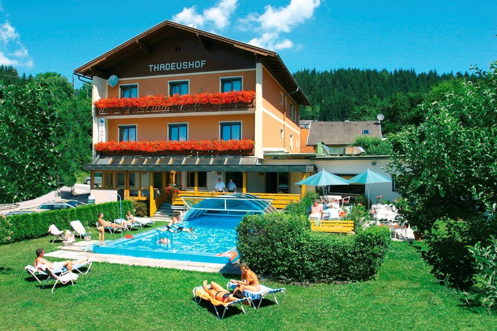 Hotel Restaurant Thadeushof Techelsberg ภายนอก รูปภาพ